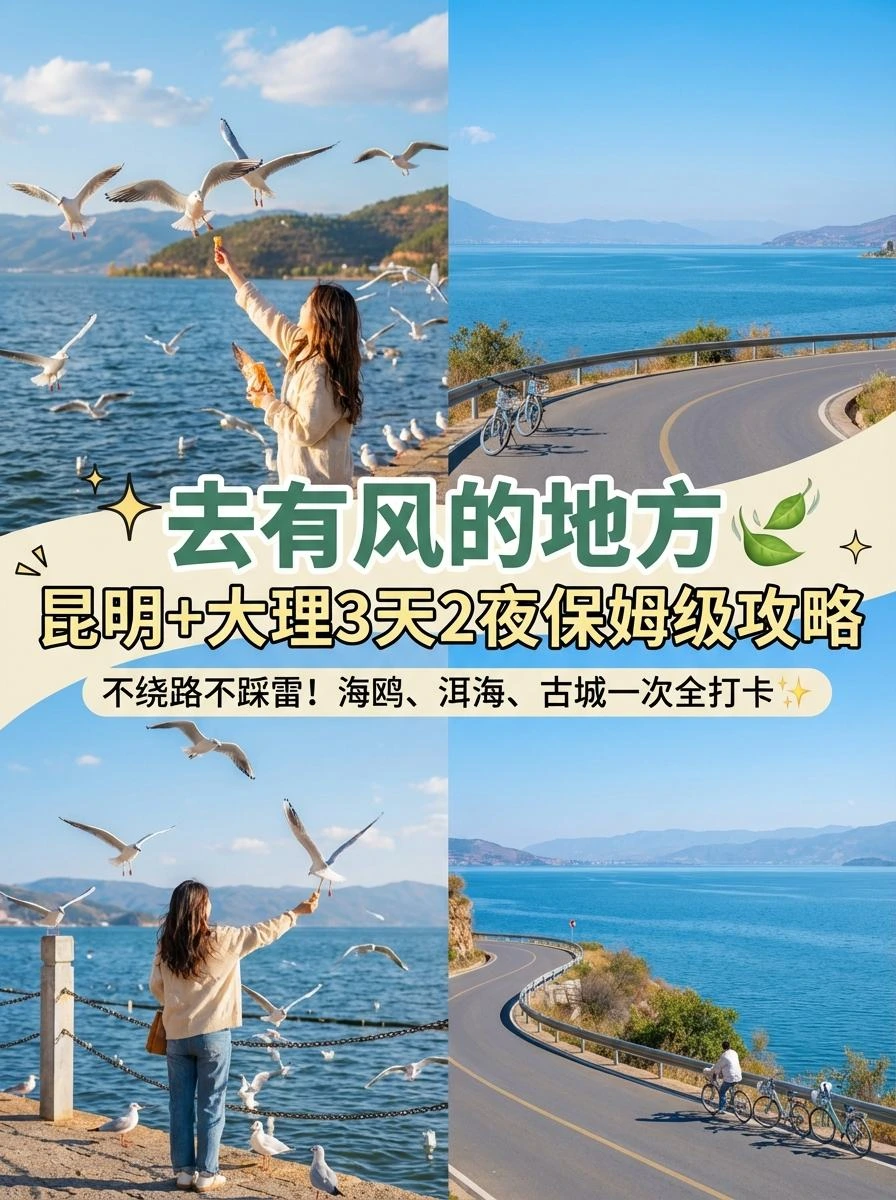 3天2夜💨人均800+拿下昆明+大理！